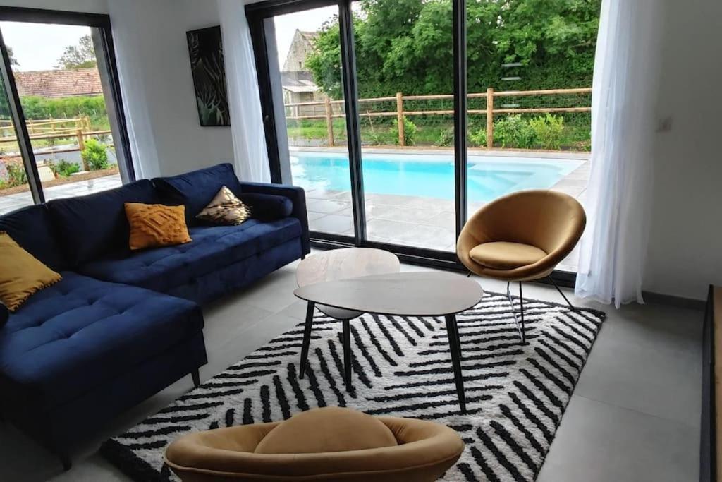 Maison Neuve Avec Piscine Chauffee De Mai A Septembre A 6 Minutes De La * Gonneville-en-Auge